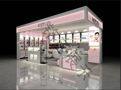 卡麗妝品小鋪店裝